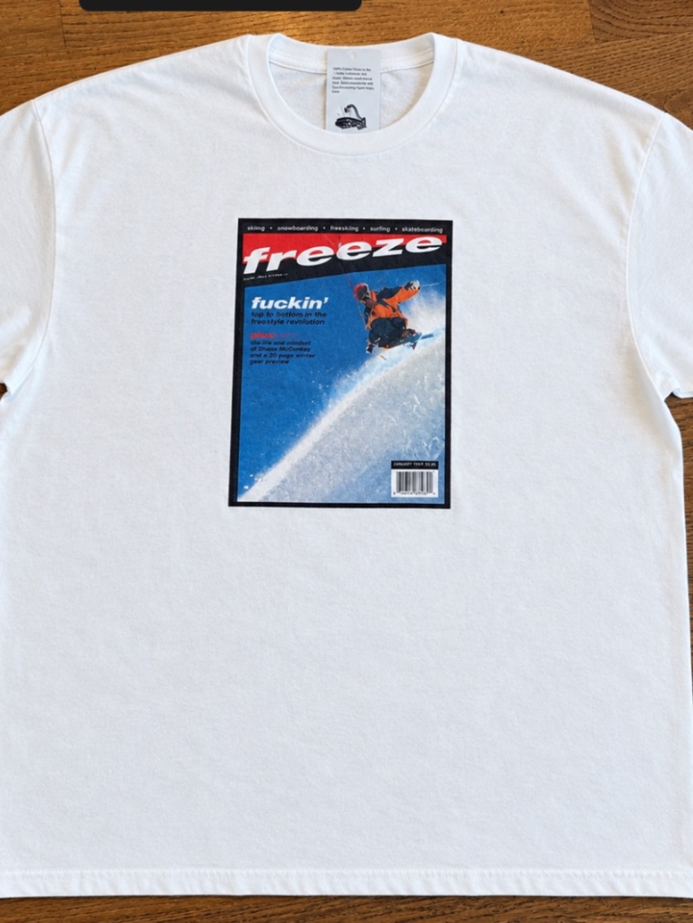Seth Morrison / Freeze cover 2XL Tee  (skier tee, ski tee,